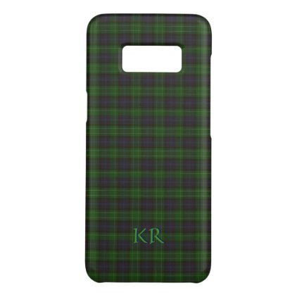 Your initials on Abercrombie Clan tartan Case-Mate Samsung Galaxy S8 Case
