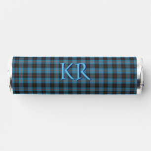 Your initials on Angus District Ancient tartan Breath Savers® Mints