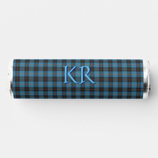 Your initials on Angus District Ancient tartan Breath Savers® Mints (Front)