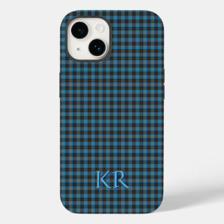 Your initials on Angus District Ancient tartan Cas Case-Mate iPhone 14 Case