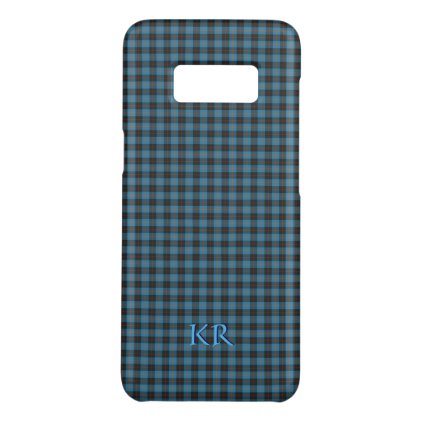 Your initials on Angus District Ancient tartan Case-Mate Samsung Galaxy S8 Case