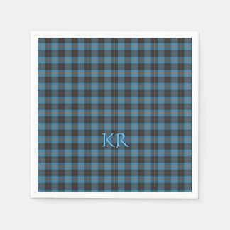 Your initials on Angus District Ancient tartan Napkins