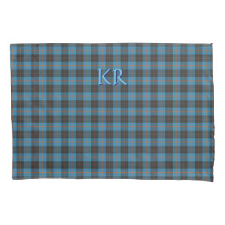Your initials on Angus District Ancient tartan Pillow Case
