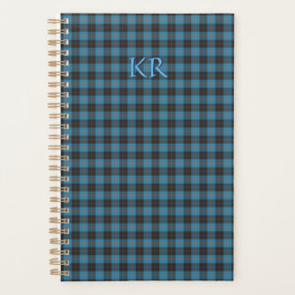 Your initials on Angus District Ancient tartan Planner