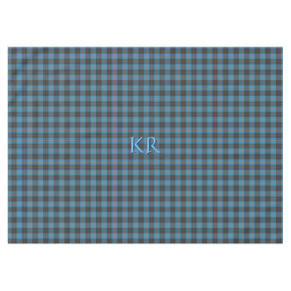 Your initials on Angus District Ancient tartan Tablecloth