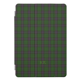 Your initials on Armstrong Clan tartan iPad Pro Cover