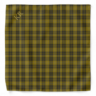 Your initials on Barclay Dress Clan Tartan Bandana