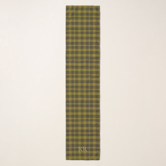 Your initials on Barclay Dress Clan Tartan Scarf