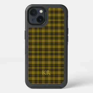 Your initials on Barclay Tartan, Scottish Plaid iPhone 13 Case