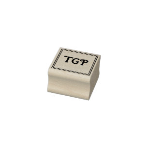 Your Initials Rubber Stamp