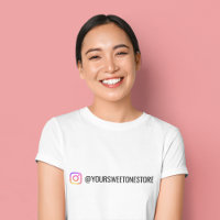 Your Instagram Name & Social Media Icon Promo