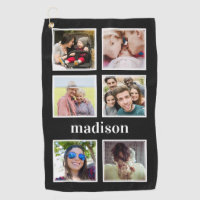 YOUR Instagram photos, name & color golf towel
