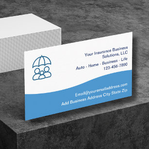 Your Insurance Modern Business Cards