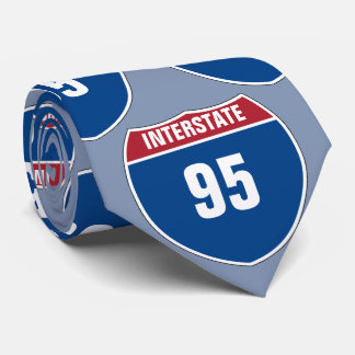 Your Interstate Number Neck Tie