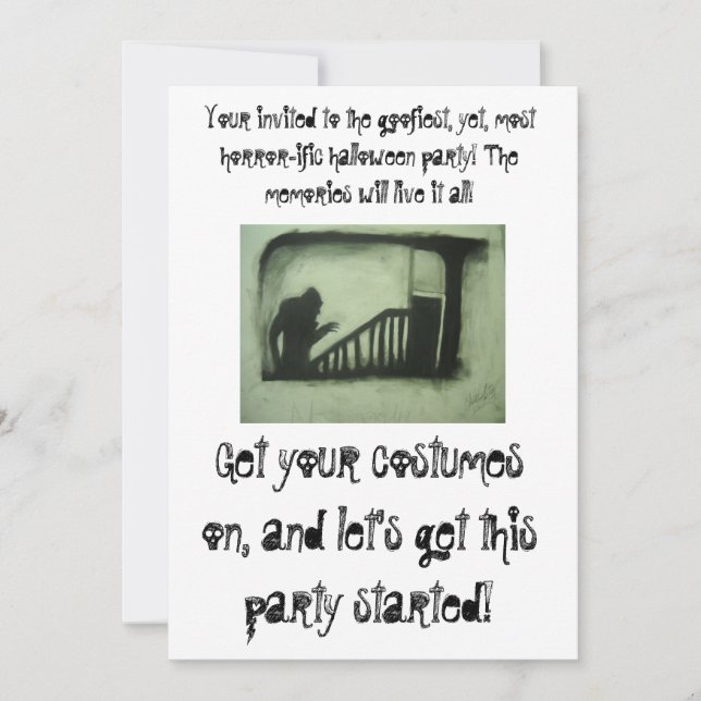 Your invited to Halloween Invitation (Front)