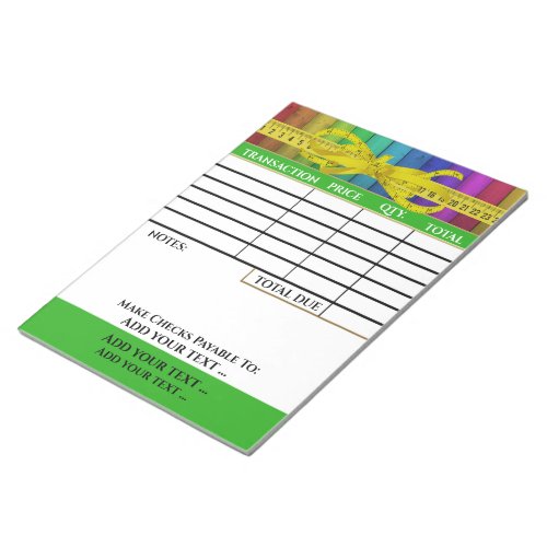 Your Invoice Notepad