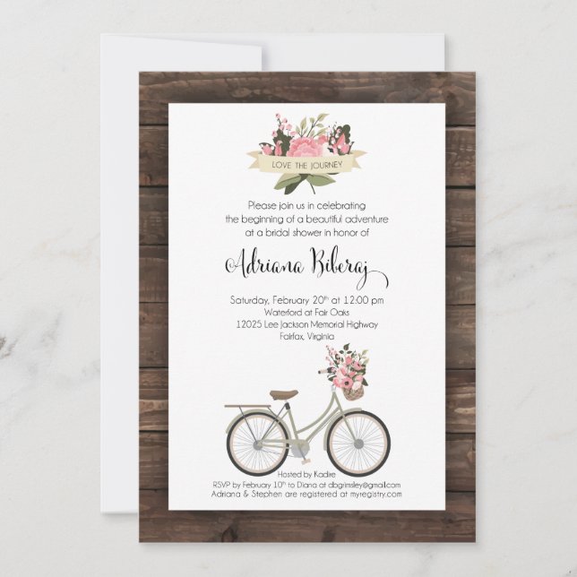 Your Journey 5" x 7" Invitation / Flat Card (Front)