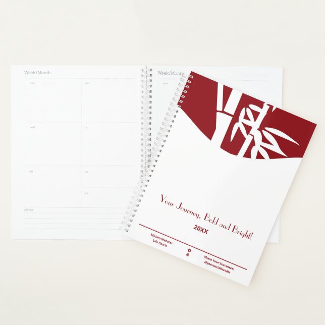 Your Journey, Bold and Bright Life Coach Weekly Planner (Display)