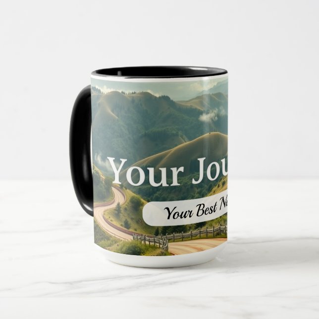 Your Journey Path Mug Custom (Front Left)