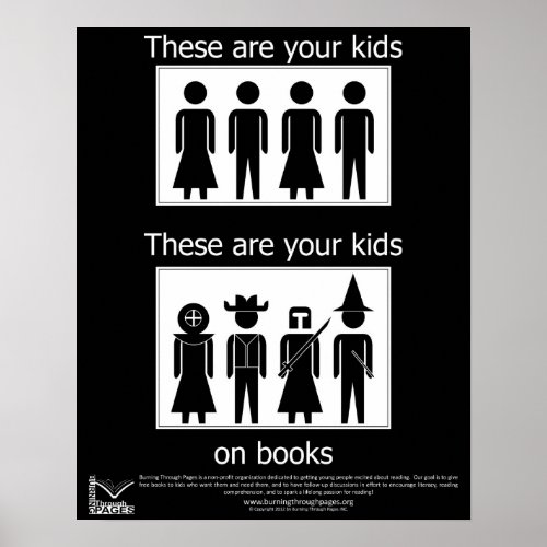 Your Kids On Books Poster