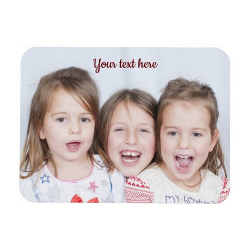 Your Kids Personalized Custom Photo Magnet
