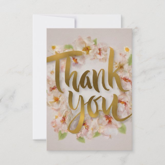 "Your kindness made my day—thank you!" Thank You Card (Front)