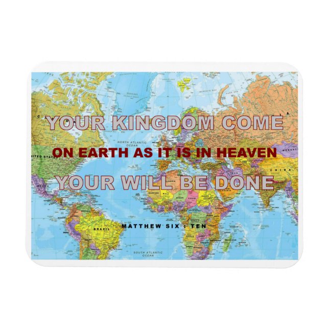 Your Kingdom Come -  Your Will Be Done Magnet (Horizontal)