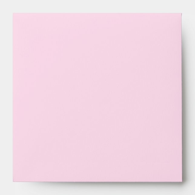 Your Letter. Custom Monogram. Pink Black White Envelope (Front)