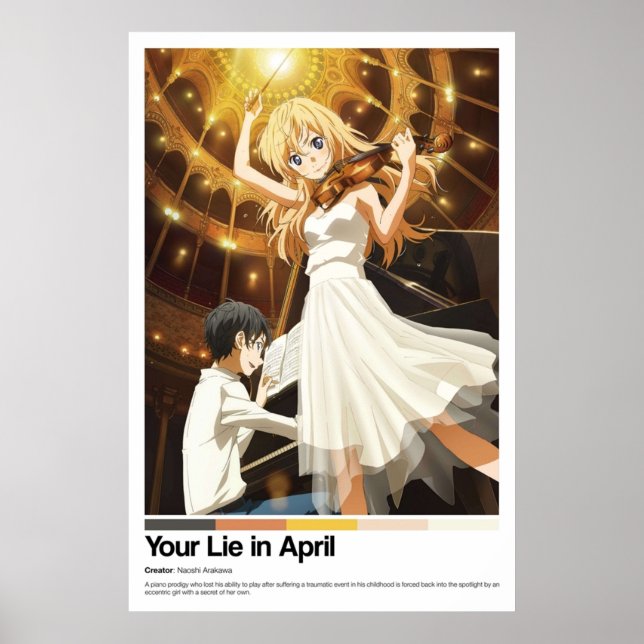 Your Lie in April Anime Print (Front)
