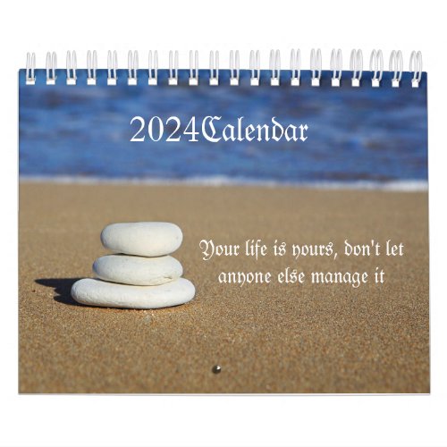 Your life is yours peach lovers 2024 calendar