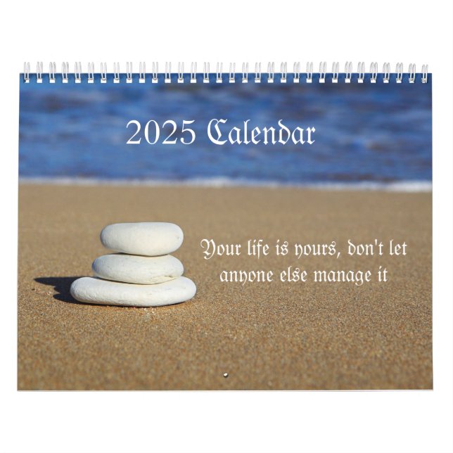 Your life is yours peach lovers 2025 calendar (Cover)