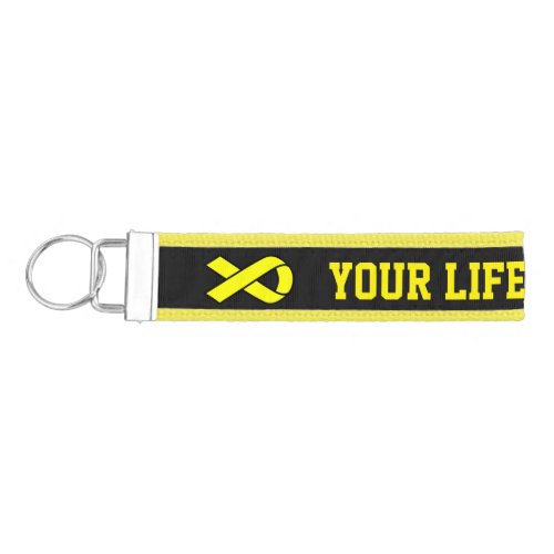 Your Life Matters Suicide Prevention Wrist Keychain