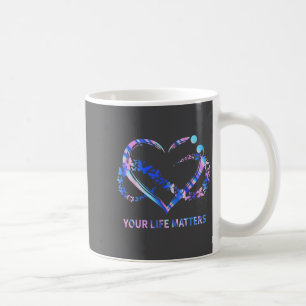 Your Life S Suicide Awareness Butterflies Heart  Coffee Mug