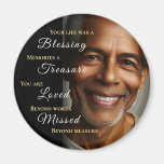 Your Life was a Blessing Photo Memorial Magnet