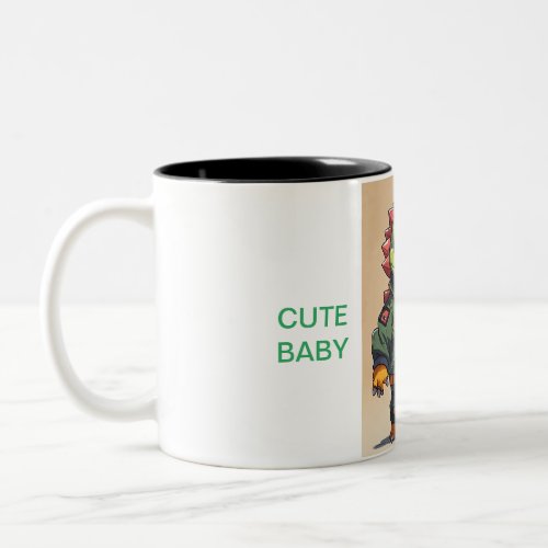 YOUR LITTLE CUTE BABY CUTE CUP Two_Tone COFFEE MUG