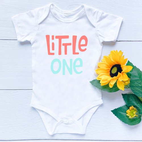 Your little One MOM Text Baby Bodysuit
