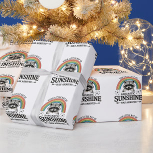 Your Little Ray Of Sarcastic Sunshine Sarcastic Wrapping Paper