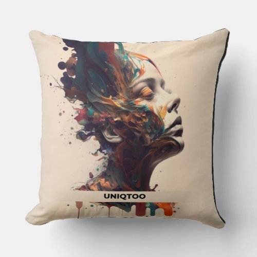 Your living space with the UNIQTOO Throw Pillow