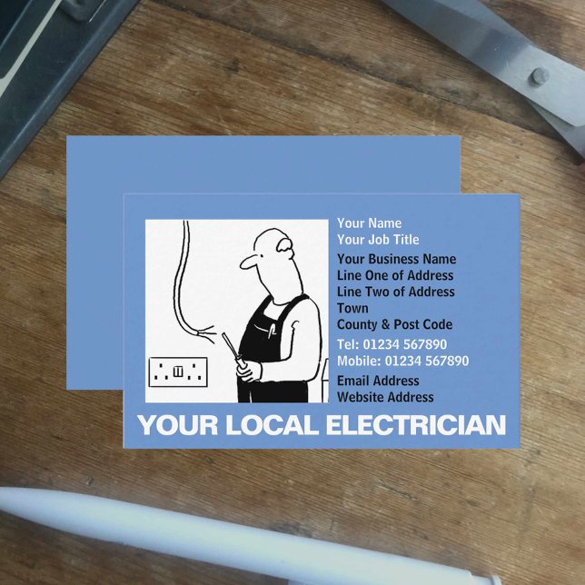 Your Local Electrician Business Card (Creator Uploaded)