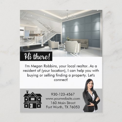 Your Local Realtor Real Estate Agency Photo Flyer