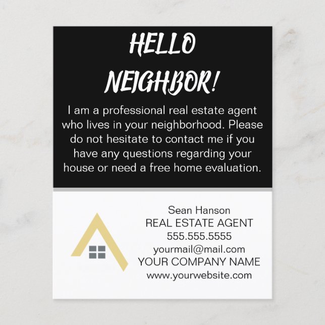 Your Local Realtor Real Estate Agent Marketing Flyer (Front)