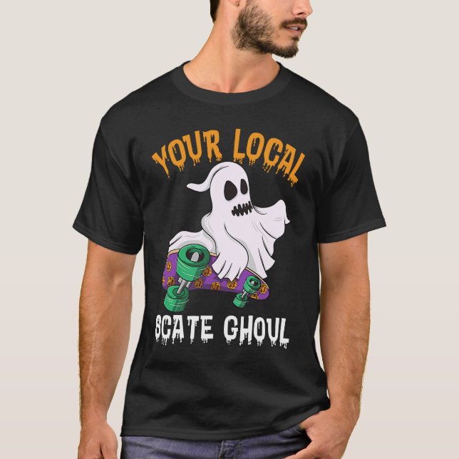 Your Local State Chouls  Men Ghost Scary Halloween T-Shirt (Front)