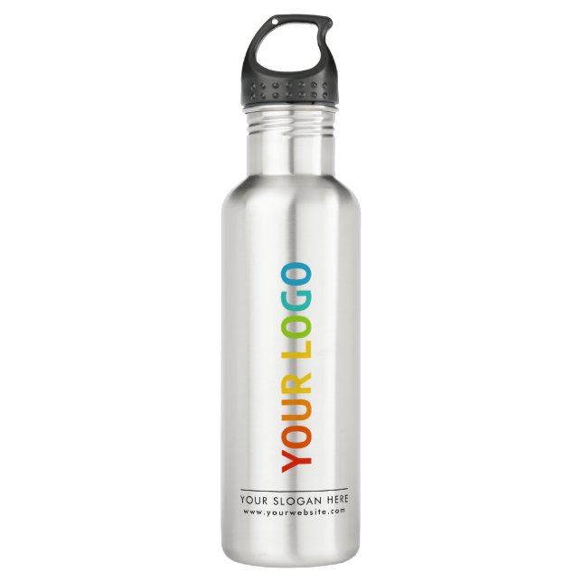 Your Logo 24 oz Stainless Steel Water Bottle (Front)