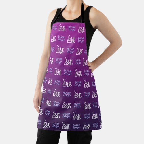 Your Logo  2 Uploaded Images or Business Logos  Apron