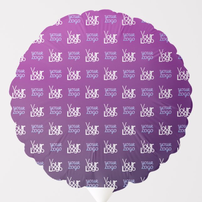 Your Logo | 2 Uploaded Images or Business Logos  Balloon (Front)