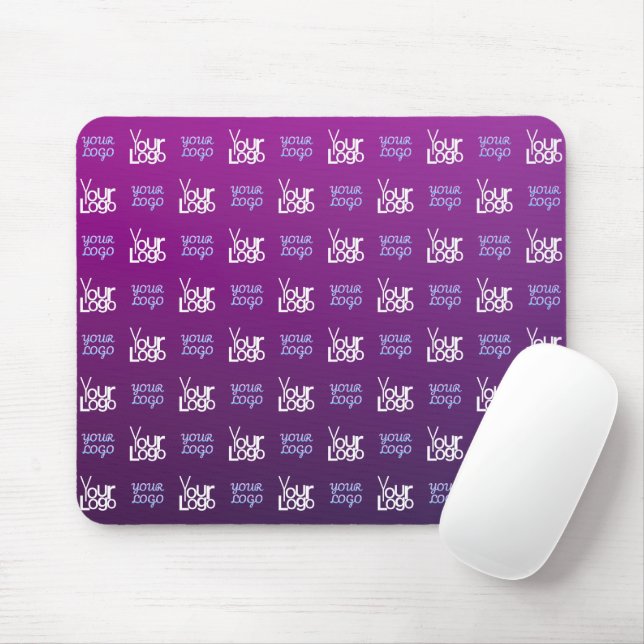 Your Logo | 2 Uploaded Images or Business Logos  Mouse Pad (With Mouse)