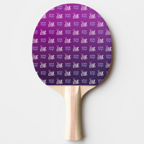 Your Logo  2 Uploaded Images or Business Logos  Ping Pong Paddle