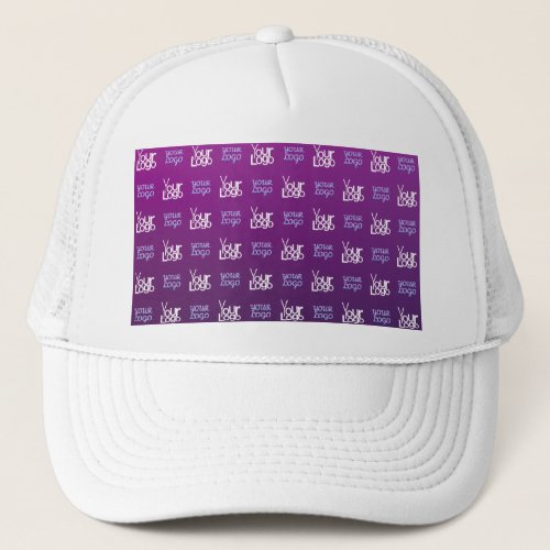 Your Logo  2 Uploaded Images or Business Logos  Trucker Hat