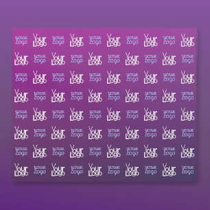 Your Logo 2 Uploaded Images or Business Logos Wrapping Paper