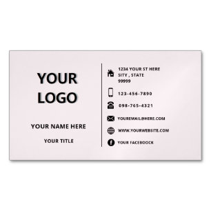 Your Logo Adress Info Business Card Template